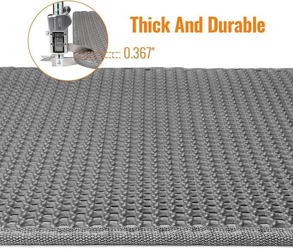 Cat Litter Mat Cat Litter Trapping Mat, Honeycomb Double Layer Design, Urine and Water Proof Material, Scatter Control, Less Waste，Easier to Clean,Washable