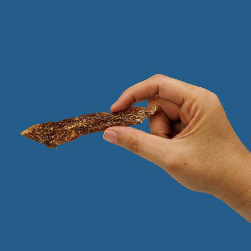 King Lou Duck Breast Jerky Dog Treat - Single-Ingredient, Low-Temperature Dehydrated Raw Snack Single Ingredient